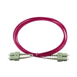 BlueOptics Duplex Cable de parcheo de fibra óptica SC-SC Monomode OM4