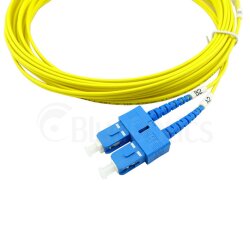 BlueOptics Duplex Cable de parcheo de fibra óptica SC-UPC/SC-APC Single-mode