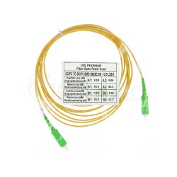 BlueOptics Simplex Cable de parcheo de fibra óptica SC-APC/SC-APC Single-mode