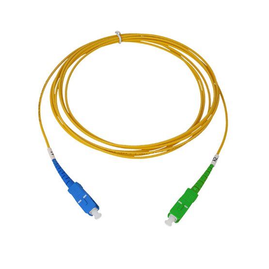 BlueOptics Simplex Cable de parcheo de fibra óptica SC-UPC/SC-APC Single-mode