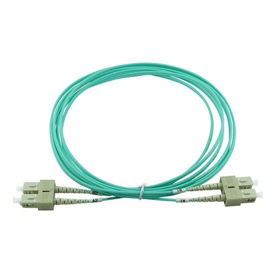 BlueOptics Duplex Cable de parcheo de fibra óptica SC-SC Monomode OM3 50 Metros