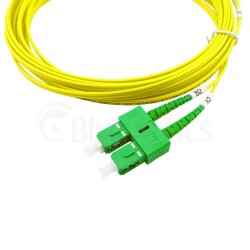 BlueOptics Duplex Fiber Patch Cord SC-APC/SC-APC Single-mode 1 Meter