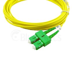 BlueOptics Duplex Cable de parcheo de fibra óptica SC-APC/SC-APC Single-mode 1 Metro