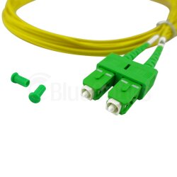 BlueOptics Duplex Cable de parcheo de fibra óptica SC-UPC/SC-APC Single-mode 0.5 Metro