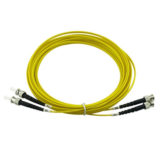 BlueOptics Duplex Cable de parcheo de fibra óptica ST-PC/ST-PC Single-mode 1 Metro