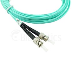 BlueOptics Duplex Cable de parcheo de fibra óptica ST-ST Monomode OM3 2 Metros