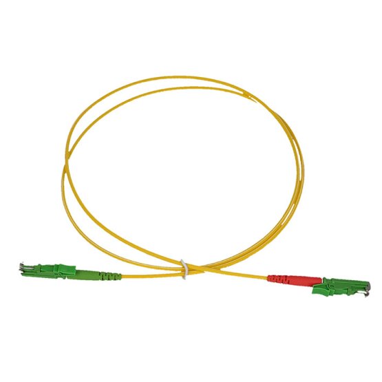 BlueOptics Simplex Cable de parcheo de fibra óptica E2000-APC/E2000-APC Single-mode