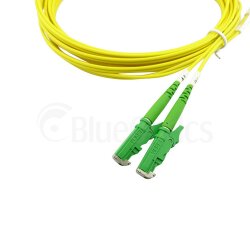 BlueOptics Duplex Cable de parcheo de fibra óptica E2000-APC/E2000-APC Single-mode