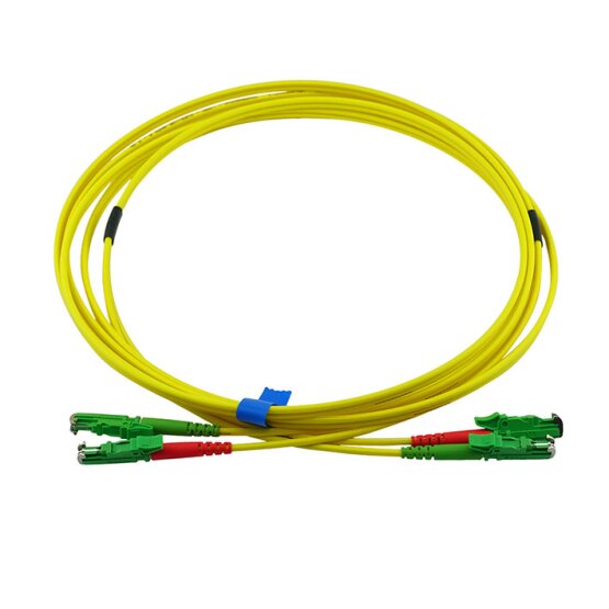 BlueOptics Duplex Fiber Patch Cord E2000-APC/E2000-APC Single-mode 5 Meter