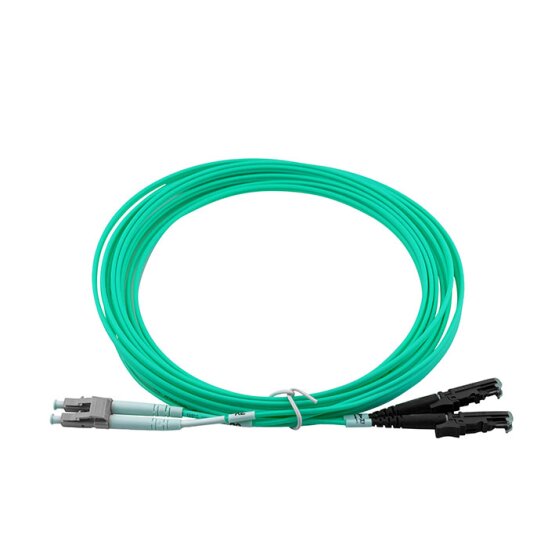 BlueOptics Duplex Cable de parcheo de fibra óptica LC-E2000 Monomode OM3