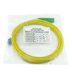 BlueOptics Duplex Cable de parcheo de fibra óptica LC-UPC/E2000-APC Single-mode 5 Metros