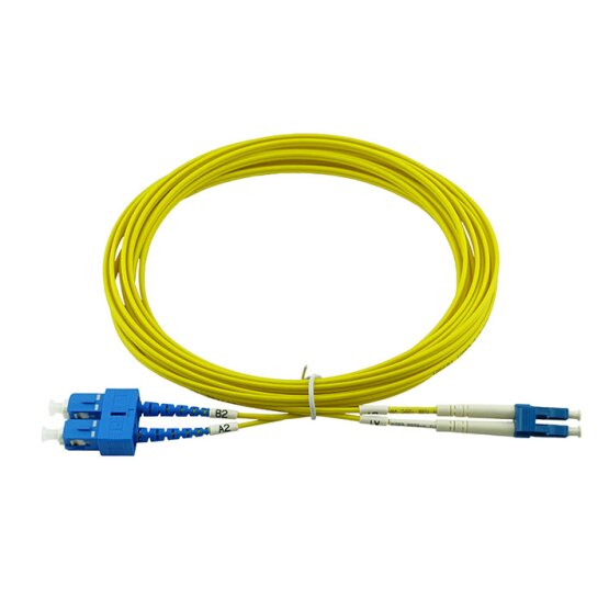 BlueOptics Duplex Fiber Patch Cable LC-UPC/SC-UPC Single-mode