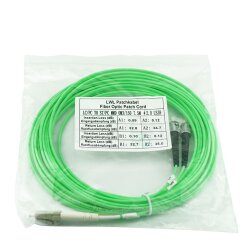 BlueOptics Duplex Cable de parcheo de fibra óptica LC-ST Monomode OM5