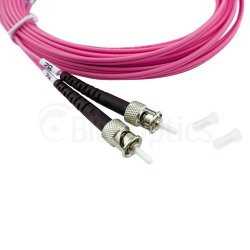 BlueOptics Duplex Fiber Patch Cable LC-ST Multi-mode OM4