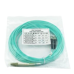 BlueOptics Duplex Cable de parcheo de fibra óptica LC-ST Monomode OM3