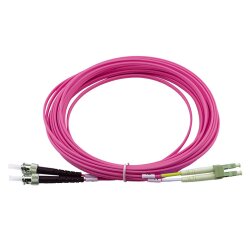 BlueOptics Duplex Cable de parcheo de fibra óptica LC-ST Monomode OM4 7.5 Metros