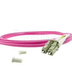 BlueOptics Duplex Cable de parcheo de fibra óptica LC-ST Monomode OM4 10 Metros