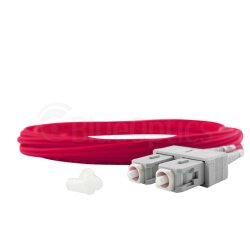 BlueOptics Duplex Cable de parcheo de fibra óptica SC-ST Monomode OM4 2 Metros