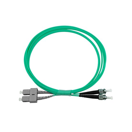 BlueOptics Duplex Cable de parcheo de fibra óptica SC-ST Monomode OM3 50 Metros
