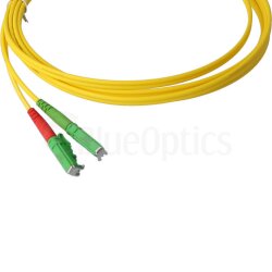 BlueOptics Duplex Cable de parcheo de fibra óptica SC-E2000 Single-mode
