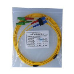BlueOptics Duplex Cable de parcheo de fibra óptica SC-UPC/E2000-APC Single-mode