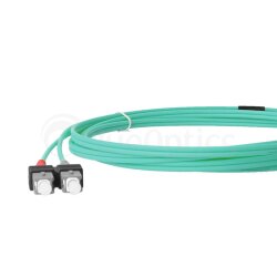 BlueOptics Duplex Cable de parcheo de fibra óptica SC-E2000 Monomode OM3