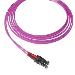 BlueOptics Duplex Cable de parcheo de fibra óptica ST-E2000 Monomode OM4