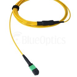 BlueOptics Fibra MPO/8xST Duplex Cable de parcheo G.657.A1 Single-mode 1 Metro