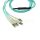 BlueOptics Fibra MPO/4xLC Cable de parcheo OM3