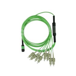 BlueOptics Fiber MPO/4xSC Breakout Cable OM5