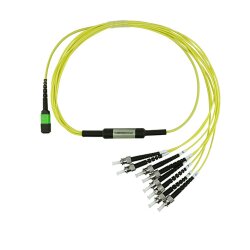 BlueOptics Fibra MPO/4xST Cable de parcheo G.657.A1...