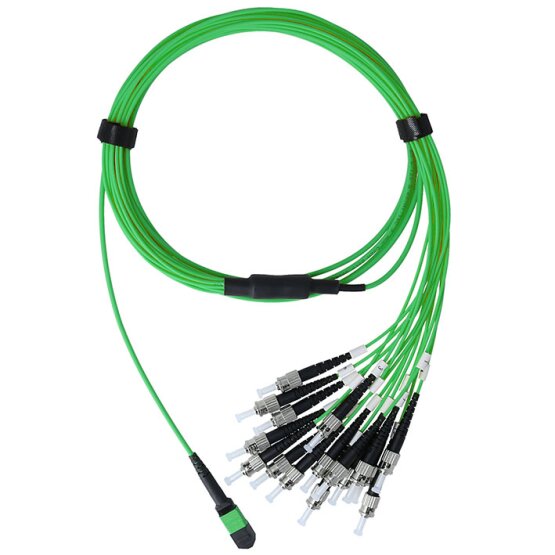 BlueOptics Fibra MTP/8xST Duplex Cable de parcheo OM5