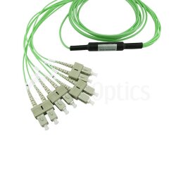 BlueOptics LWL MTP/4xSC Breakout Kabel OM5