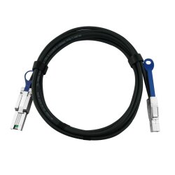 BlueLAN MiniSAS Hybrid Kabel SFF-8088/SFF-8644 1 Meter