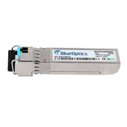 BlueOptics BO55J55680D compatible, 10GBASE-BX-D SFP+ Bidi Transceiver TX:1550nm/RX:1490nm 80 Kilometer DDM