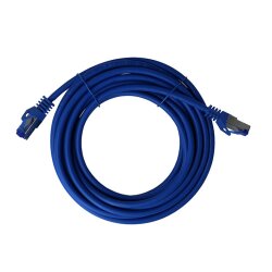80x BlueLAN Premium RJ45 Patch Cable S/FTP, Cat.6a, LSZH,...