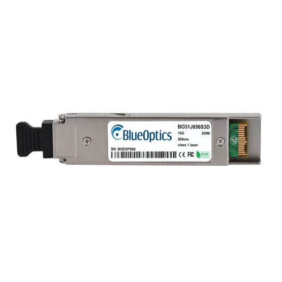 Compatible Arris 722873 BlueOptics BO31J856S3D XFP Transceiver, LC-Duplex, 10GBASE-SR, Multimode Fiber, 850nm, 300M